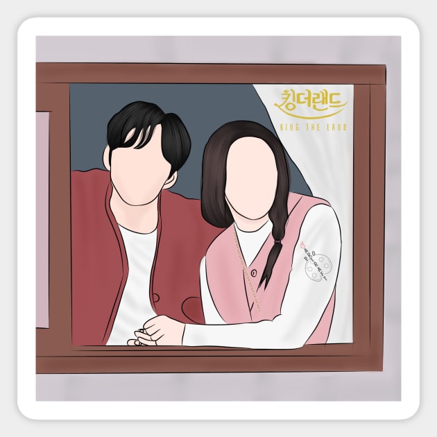 King The Land Korean Drama Sticker by ArtRaft Pro